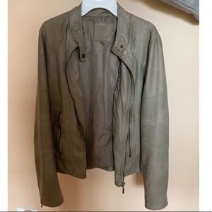 Max Jeans Leather Jacket